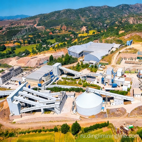 Линия по производству песка и заполнителя производительностью 10 миллионов тонн в год